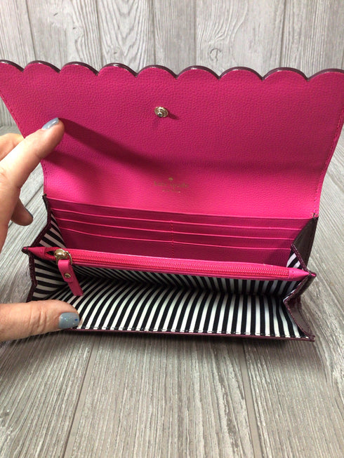 Kate Spade Purple clutch Leather Wallet